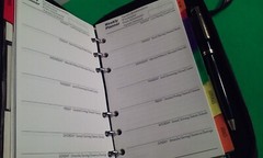 Fansquare Business Agenda Business Planner Organizer Purse-Like many Sections