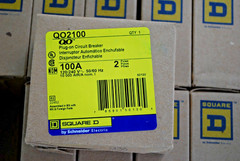 SQUARE D QO2100 Breaker 2 pole 100amp 120/240 10ka NEW PLUG IN