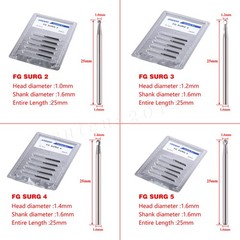Dental Oral Surgical Bur Carbide Round Straight Taper Fissure Pear FG SURG