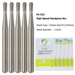 Wave Dental Carbide Bur FG 330 245 557 Pear Diamond Bur 830/008 010 High Speed