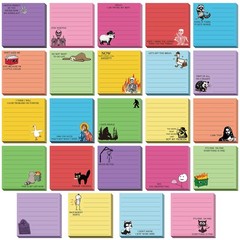 24 Pcs Funny Sticky Notes for Work 3×3 Inches Sarcastic Self Adhesive Notepad…