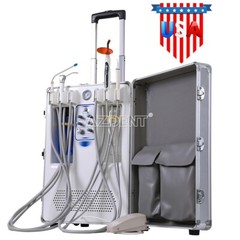 Dental Portable Delivery Unit Air Compressor Suction Strong /Weak suction 4Hole