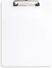 30 Pack Whiteboard Clipboards, Dry Erase Front Surface with Low Profile Clip