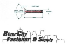1/4-20×2 Trailer Floor Board Deck Screws 1/4×20 x 2″ Bolts 1/4x20x2