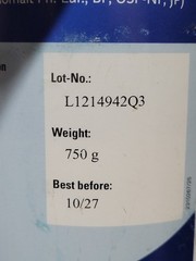 Beneo GalenIQ801 Galen IQ 750g Expires 10/2027