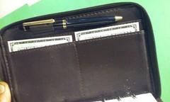 Fansquare Business Agenda Business Planner Organizer Purse-Like many Sections