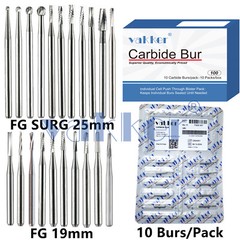 10/Pack Dental Surgical Burs Carbide Bur Friction Grip FG Pear Round High Speed