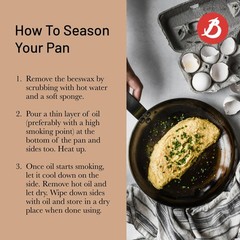 de Buyer MINERAL B Carbon Steel Fry Pan – 12.5” Diameter, 9” Cooking