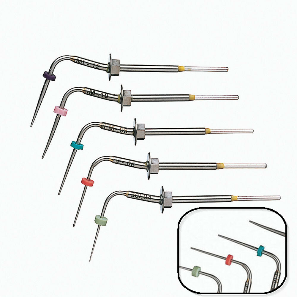 5 Size Endo Buchanan Dental Fit Kerr System B Heat Pluggers Fill Obturation Tips
