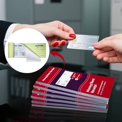 6-Pack Carbonless Receipt Book for Small Business – Money & Rent Receipts, 2-…