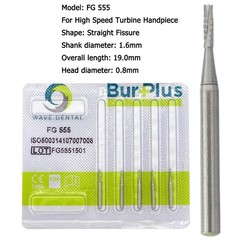 Wave Dental Carbide Burs Round Bur FG 330 1/4 2 6 8 557 High Speed Friction Grip