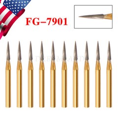 USA Dental Carbide Burs FG Round 19mm/Surgical Burs 25mm 40 Types For High Speed