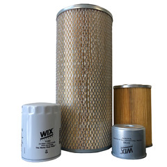 CFKIT Filter Kit Compatible with Ford 555B 555A Wheel Loaders w/3.3L Diesel Eng