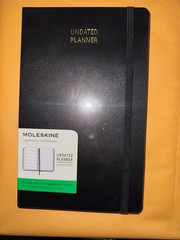 NEW Moleskine Undated Classic Planner Weekly, 12-Month, Black, HAR 5.25″ x 8.25″