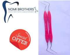 Dental Silicone handle composite filling instruments Heat carrier plugger 2 PCS