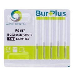 Wave Dental Carbide Burs High Speed Friction Grip 19mm Surgical FGOS FG 25mm