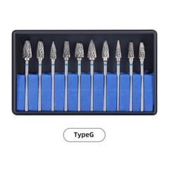 Dental Lab Polishing Bur Drills Tungsten Steel Carbide Burs Burrs 2.35MM