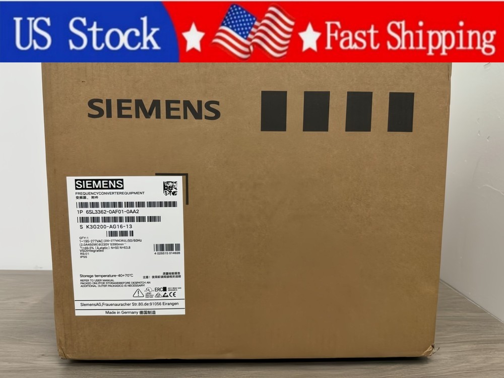 6SL3362-0AF01-0AA2 1PCS New Siemens 6SL3362-0AF01-0AA2 50/60HZ Fast delivery
