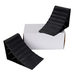 4 X Heavy Duty Solid Wheel Chocks Trailer Rv Camper Truck Car Tire Stopper