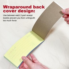 6-Pack Carbonless Receipt Book for Small Business – Money & Rent Receipts, 2-…