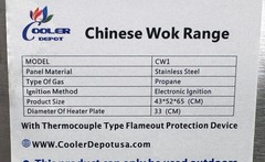 NEW Chinese Wok 13″ Ring Fire Range Restaurant Stir Fry Chinese Gas Propane LP