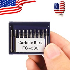 Dental Carbide Burs FG # 330 Pear for High Speed Handpiece 10 per box