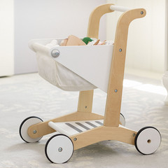Best Seller Pottery Barn Wooden Shopping Cart White