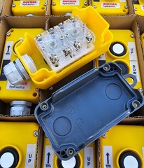 Bucher Hydraulics Control Box – Dump Trailer Controller – 4 Wire – No Wire – NEW