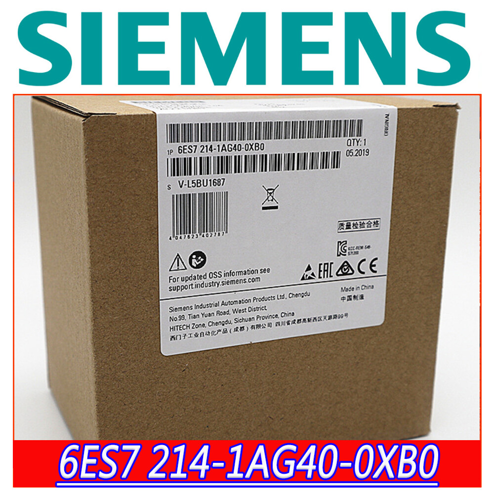 NEW SIEMENS 6ES7214-1AG40-0XB0 S7-1200 CPU MODULE 6ES7 214-1AG40-0XB0 Free Ship