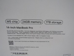 Apple MacBook Pro 14 inch M5 1TB SSD 24GB RAM MDE34LL/A Space Black NEW SEALED
