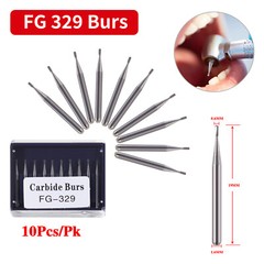 Dental Carbide Burs Pear-Shaped Type for High Speed Tungsten Steel Bur FG329 ty