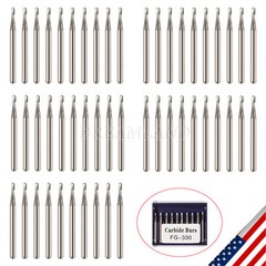 Dental Carbide Burs FG # 330 Pear for High Speed Handpiece 10 per box