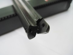 .7031″-.9375″ Indexable Spade Drill, 1″ Shank, Coolant, Allied AMEC 23010S-100L