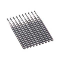 10 Pcs Dental Carbide Burs Pear-Shaped Type High Speed Tungsten Steel Bur FG329