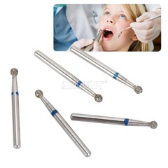 AZDENT Dental Diamond Burs High Speed Handpiece Friction Grip 5/Pc/100Pc/200Pc