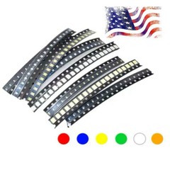 100pcs SMD LED 0402 0603 0805 1206 3528 5730 Diodes Single Chip RGB Light PCB