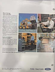 Ford Buyer’s Guide Tractor Equipment Brochure Vintage Dealer Manual