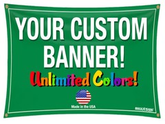 4’x 6′ Full Color Custom Banner High Quality Vinyl 4×6
