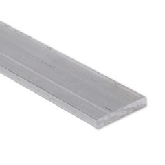 1/4″ x 2″ Aluminum Flat Bar, 6061 Plate, 6 Inch Length, T6511 Mill Stock, 0.25″