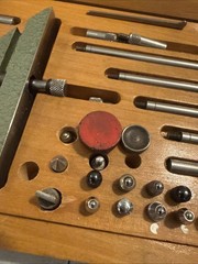 Vintage SPI Dial Bore Gauge Set 6” Range 0.001” India Made Wooden Case Machinist