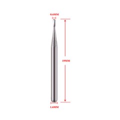 10 Pcs Dental Carbide Burs Pear-Shaped Type High Speed Tungsten Steel Bur FG329
