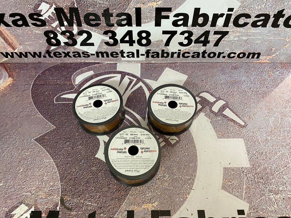 WeldCote Metals E71TGS030X2SP Carbon Steel Flux Cored .030”/.8mm 2Lbs Qty 3