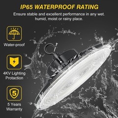 480V 240W LED UFO High Bay Light Warehouse Gym Workshop High Bay Light Dimmable
