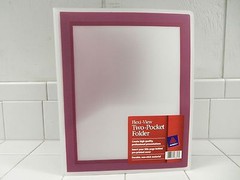 AVERY FLEXI-VIEW TWO POCKET FOLDER (2 DIFFERENT COLORS) *BUYER GETS 3 FOLDERS*