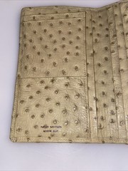 VTG Pigskin leather Pocket Day Planner Wallet/Checkbook senior Sz made canada