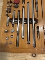 Vintage SPI Dial Bore Gauge Set 6” Range 0.001” India Made Wooden Case Machinist