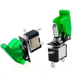 1pcs SPST ON/Off 2Pin Heavy Duty Rocker Toggle Switch with Cover 12V 20A for Car