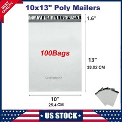 100PCS Poly Mailers Self Sealing Shipping Envelopes Plastic Mailing Bags 10×13»