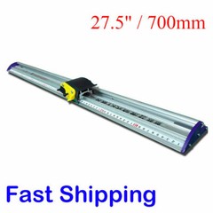 27.5″ Photo PVC PET Protective Cutter Sliding KT Board Trimmer Cutting Ruler