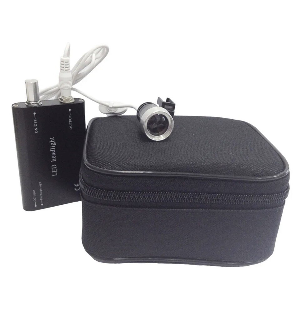 30 Days Warranty Dental Portable LED Headlight Surgical For Binocular Loupes.